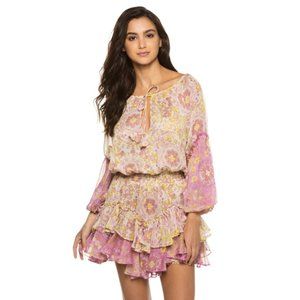 Misa Los Angeles Viviana Dress Floral Medallion Print